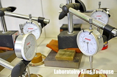 Instrumentos de ensayos - laboratorio Alios Toulouse